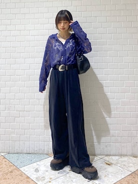 「アイテム（スウェットパンツ）」を使った、matsuさん（レディース・156cm・20代）の夏コーディネート