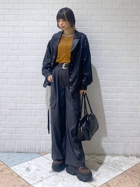 「アイテム（ブーツ）」を使った、matsuさん（レディース・156cm・20代）の秋コーディネート