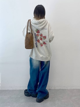 「アイテム（パーカー）」を使った、matsuさん（レディース・156cm・20代）の夏コーディネート