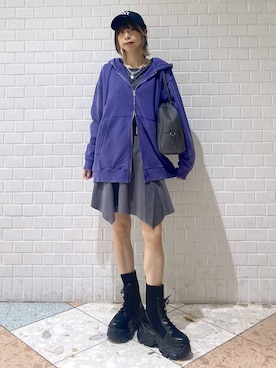 「PAGEBOY（ページボーイ）のアイテム」を使った、matsuさん（レディース・156cm）の秋コーディネート