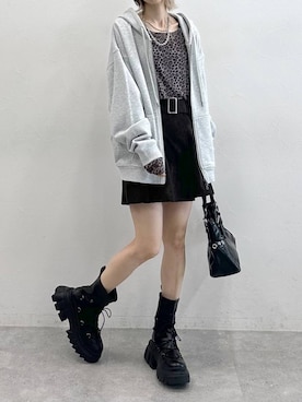 「PAGEBOY（ページボーイ）のアイテム（その他パンツ）」を使った、matsuさん（レディース・156cm）の秋コーディネート