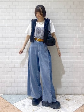 「アイテム（シューズ）」を使った、matsuさん（レディース・156cm・20代）の夏コーディネート