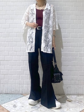 「PAGEBOY（ページボーイ）のアイテム」を使った、matsuさん（レディース・156cm）の夏コーディネート