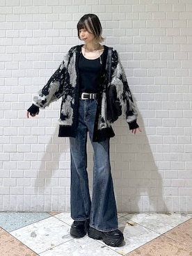 「PAGEBOY（ページボーイ）の【マルチWAY】マルチメタルコードネックレス（ネックレス、グレー系）」を使った、matsuさん（レディース・156cm）の夏コーディネート