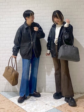 「アイテム（パンツ）」を使った、matsuさん（レディース・156cm・20代）の秋コーディネート