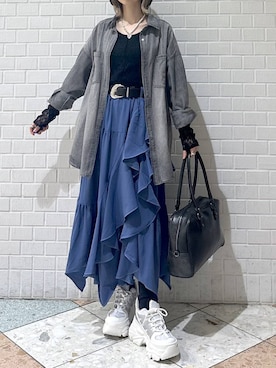 matsuさん（レディース・156cm）の冬コーディネート