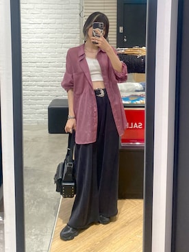「PAGEBOY（ページボーイ）のアイテム」を使った、matsuさん（レディース・156cm）の夏コーディネート