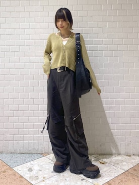 「アイテム（カーディガン/ボレロ）」を使った、matsuさん（レディース・156cm・20代）の夏コーディネート