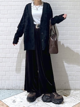 「アイテム（ボストンバッグ）」を使った、matsuさん（レディース・156cm・20代）の冬コーディネート