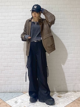 「PAGEBOY（ページボーイ）のアイテム」を使った、matsuさん（レディース・156cm）の秋コーディネート