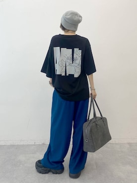 「PAGEBOY（ページボーイ）の【ステンレス素材】ロングボールチェーンネックレス（ネックレス）」を使った、matsuさん（レディース・156cm）の夏コーディネート