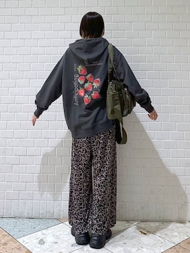 「アイテム（パーカー）」を使った、matsuさん（レディース・156cm・20代）の秋コーディネート