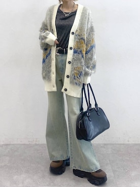 「アイテム（ベルト）」を使った、matsuさん（レディース・156cm・20代）の秋コーディネート