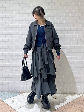 「PAGEBOY（ページボーイ）のアイテム（アクセサリー）」を使った、matsuさん（レディース・156cm）の秋コーディネート