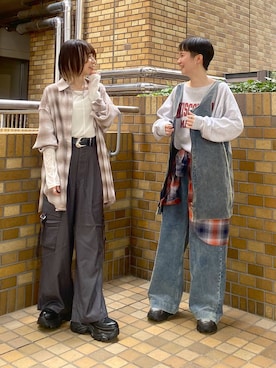 「アイテム（ワンピース/ドレス）」を使った、matsuさん（レディース・156cm・20代）の秋コーディネート