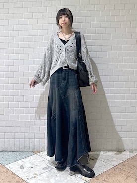 「PAGEBOY（ページボーイ）のアイテム（アクセサリー）」を使った、matsuさん（レディース・156cm）の秋コーディネート