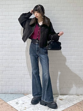 matsuさん（レディース・156cm）の秋コーディネート