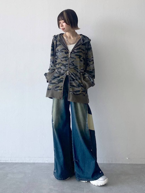 UNISEX/選べる着丈】ピグメントZIPパーカー（パーカー）｜Anui