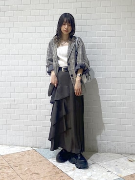 matsuさん（レディース・156cm）の秋コーディネート