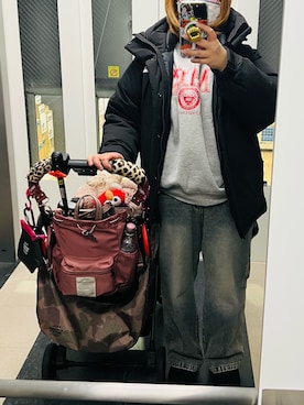 「Java（ジャバ）のアイテム（トップス）」を使った、gajugonさん（レディース・158cm）の冬コーディネート