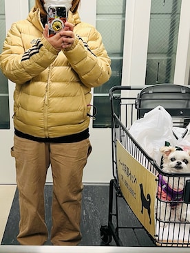 「Java（ジャバ）のアイテム（パンツ）」を使った、gajugonさん（レディース・158cm）の冬コーディネート