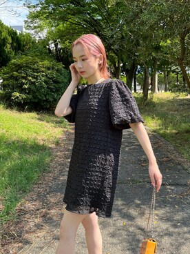 「OpenCLOSE（オープンクローズ）のアイテム（ワンピース/ドレス）」を使った、manatsuさん（レディース・154cm）の夏コーディネート