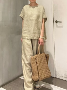 「かぐれ（カグレ）のアイテム」を使った、iseさん（レディース・157cm）の春コーディネート