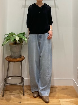 「FORK&SPOON（フォークアンドスプーン）のアイテム」を使った、iseさん（レディース・157cm）の春コーディネート