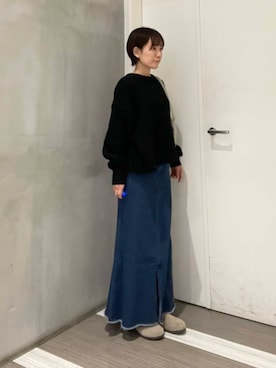 「アーバンリサーチドアーズ」｜iseさん（レディース・157cm）の冬コーディネート