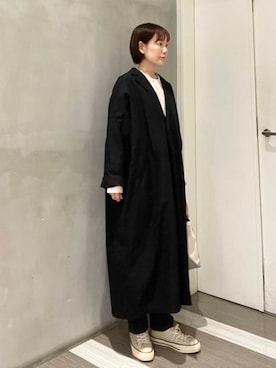 「ナチュラル×カジュアル」｜「アイテム（その他アウター）」を使った、iseさん（レディース・157cm）の春コーディネート
