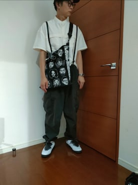 「アイテム（スニーカー）」を使った、goromanさん（メンズ・172cm・40代）の夏コーディネート