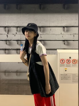 「BEAMS（ビームス）のアイテム（ワンピース/ドレス）」を使った、Lunaさん（レディース・173cm）の春コーディネート