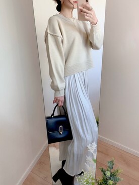 「ハニーズ」｜「アイテム（その他）」を使った、こまさん（レディース・157cm）の秋コーディネート