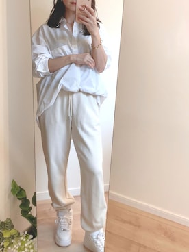 「AF1」｜「アイテム（その他）」を使った、こまさん（レディース・157cm）の秋コーディネート