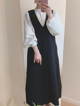 「ハニーズ」｜「アイテム（その他）」を使った、こまさん（レディース・157cm）の春コーディネート