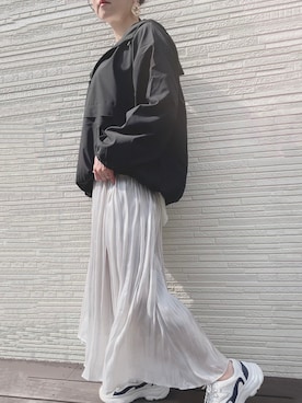 「Honeys（ハニーズ）のアイテム（その他アウター）」を使った、こまさん（レディース・157cm）の春コーディネート