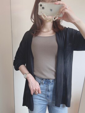 「ハニーズ」｜「アイテム（その他）」を使った、こまさん（レディース・157cm）の春コーディネート