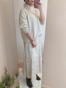 「ハニーズ」｜「アイテム（その他）」を使った、こまさん（レディース・157cm）の冬コーディネート