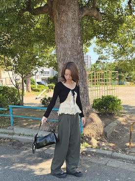 namさん（レディース・162cm）の秋コーディネート