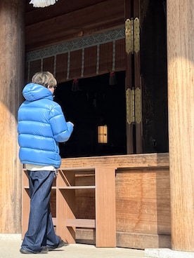 「MONCLER（モンクレール）のアイテム」を使った、kazuya          ）   さん（メンズ・175cm）の冬コーディネート