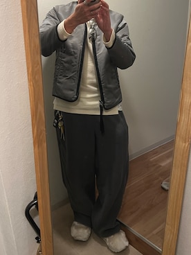 「uniform experiment（ユニフォームエクスペリメント）のアイテム」を使った、kazuya          ）   さん（メンズ・175cm）の冬コーディネート