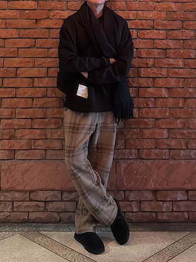 「アイテム（スリッポン）」を使った、kazuya    （49age）   さん（メンズ・175cm）の秋コーディネート