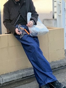 「アイテム（デニムパンツ）」を使った、kazuya    （49age）   さん（メンズ・175cm・40代）の秋コーディネート