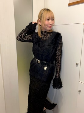 「IMARI（イマリ）のアイテム」を使った、ayuさん（レディース・161cm）の冬コーディネート