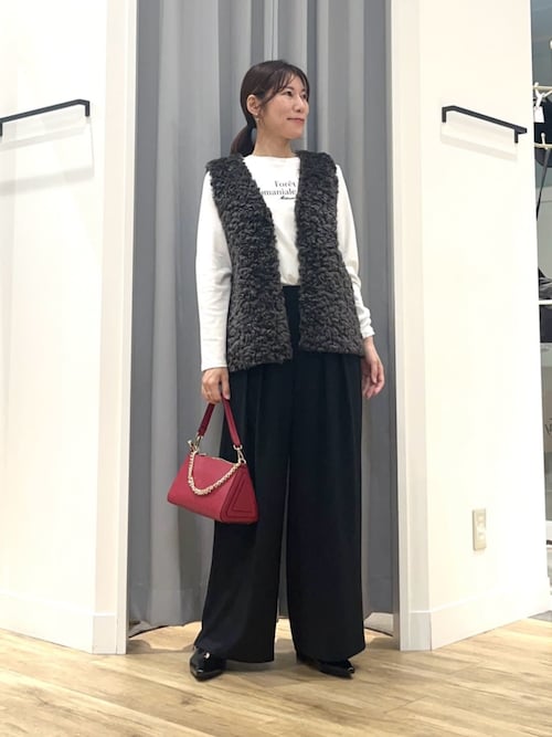 Gready Brilliant ＬＵカーリーファーミドルベスト Gready Brilliant【竹下 玲奈select item】LUカーリーファー