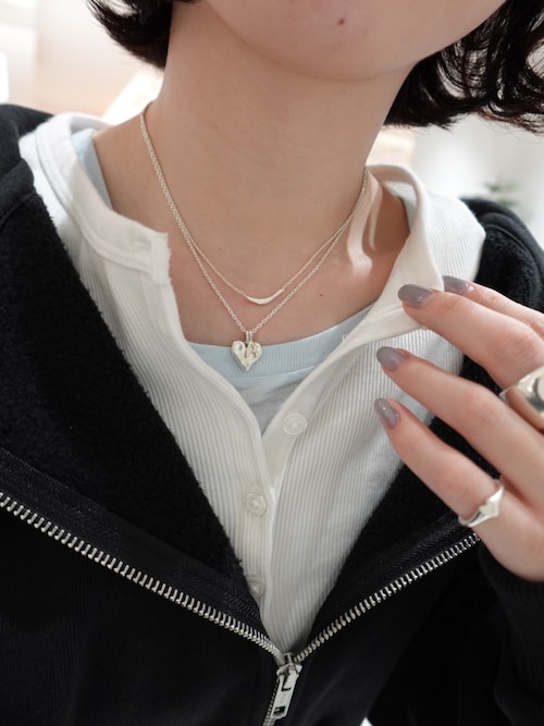 SILVER925 ハートシルフィウムネックレス（ネックレス）｜TEN.（テン