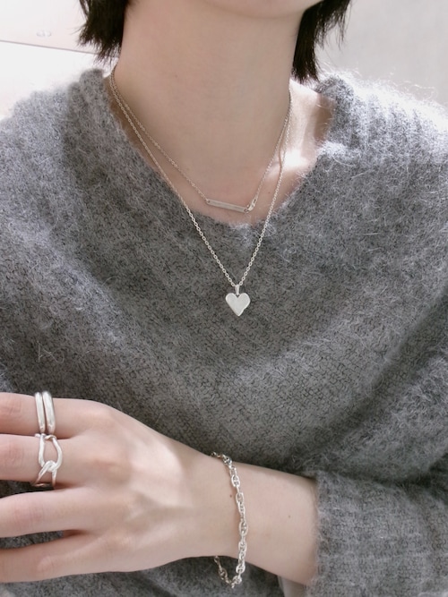 SILVER925 ハートシルフィウムネックレス（ネックレス）｜TEN