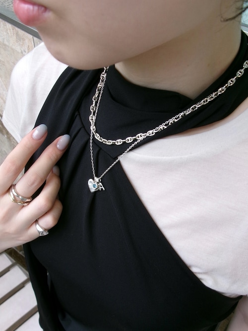 美品　TEN. [awaken] パドルネックレス　シルバー　silver925 パドルネックレス SV
