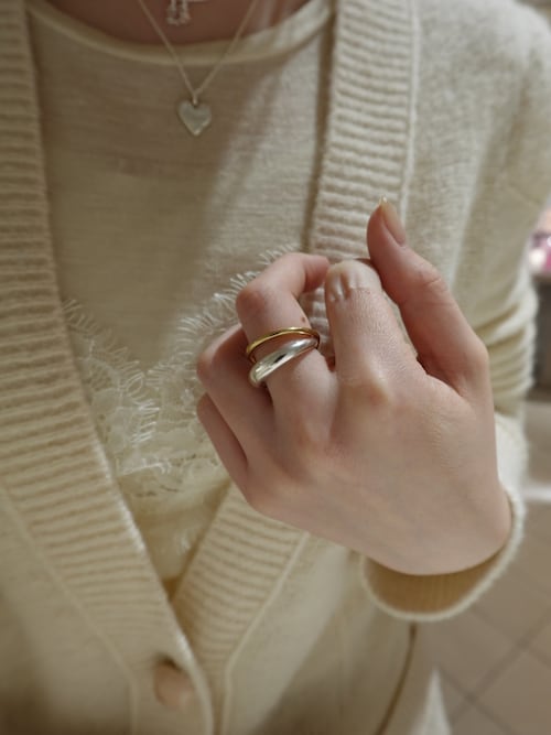 SILVER925 18KGP クロスリング（リング）｜TEN.（テン）のファッション