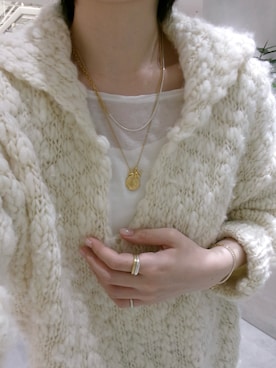 「アイテム（チャーム）」を使った、ayana takizawaさん（レディース・162cm）の秋コーディネート